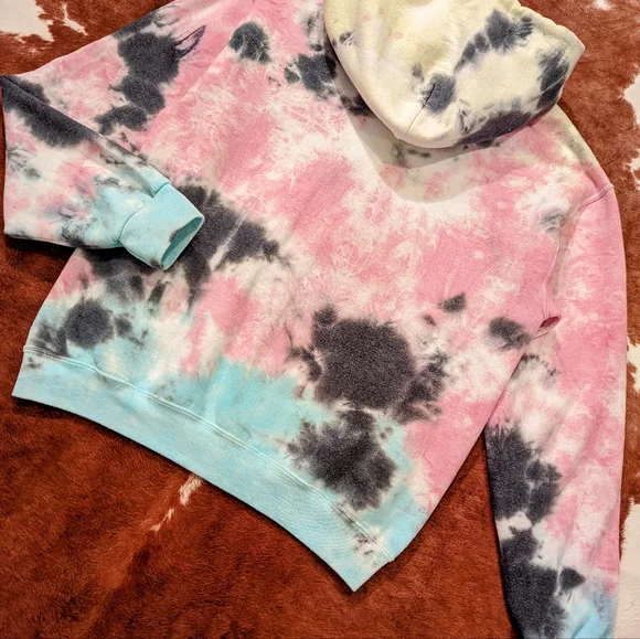 Artist Union Tie Dye Hooded Pullover Sweatshirt - Picture 9 of 14